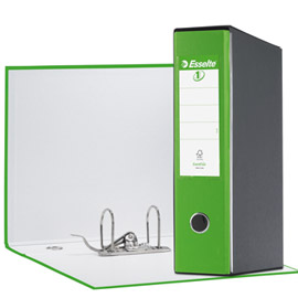 REGISTRATORE EUROFILE G55 - DORSO 8 CM - PROTOCOLLO 23X33 CM - VERDE VIVIDA - ESSELTE 68919