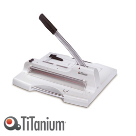TAGLIERINA A LEVA ALTI SPESSORI 3949 - 459X503X508 MM - 360 MM (A4) - CAPACITA' TAGLIO 50 FG - CON BLOCCA LAMA - GRIGIO -TITANIUM 57834