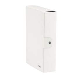 SCATOLA PROGETTO WOW - DORSO 8 CM - BIANCO METALLIZZATO - LEITZ 62121