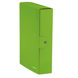 SCATOLA PROGETTO WOW - DORSO 8 CM - VERDE METALLIZZATO - LEITZ 89317