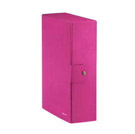 SCATOLA PROGETTO WOW - DORSO 10 CM - FUCSIA METALLIZZATO - LEITZ 62127