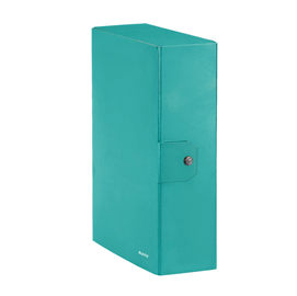 SCATOLA PROGETTO WOW - DORSO 10 CM - ACQUA MARINA METALLIZZATO - LEITZ 74614