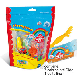 BLISTER DIDO BOX COLORS - 7 SALSICCIOTTI - CON COLTELLINO - DIDO 49995