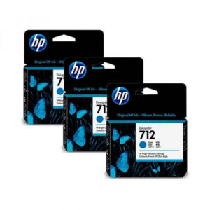HP - CONF. 3 CARTUCCE - 712 - CIANO - 3ED77A - 29 ML CAD HP3ED77A
