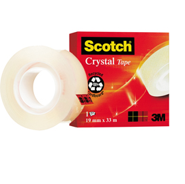 NASTRO ADESIVO INV. CRYSTAL 19X33 600 3M 37041