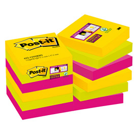 BLOCCO POST-IT 47,6x47,6 SUPER STICKY 3M 94376