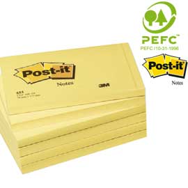 BLOCCO POST-IT 76X127 655 3M - Acquistabile a multipli di 12 32015