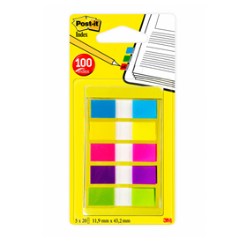 SEGNAPAGINE POST-IT 3M 683 5X20 12MMX43MM 48038