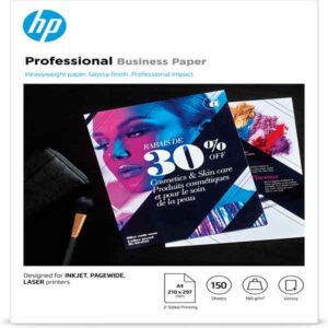 HP - CONFEZIONE DA 50 FOGLI CARTA PROFESSIONALE LUCIDA HP PER GETTO D'INCHIOSTRO A4 - 3VK91A HP3VK91A