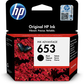 HP - CARTUCCIA INK - 653 - NERO - 3YM75AE - 360 PAG HP3YM75AE