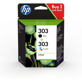 HP - CARTUCCIA INK - 303 - C/M/Y/K - 3YM92AE - C/M/Y 165 PAG / K 200 PAG HP3YM92AE