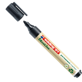 MARCATORE 21 ECOLINE - PUNTA CONICA DA 1,50-3,00MM - NERO - INCHIOSTRO PERMANENTE  - EDDING 80192