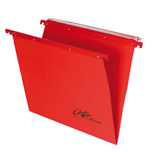 CARTELLA SOSPESA JOKER - CASSETTO - INTERASSE 33 CM - FONDO V - 31,2X25 CM - ROSSO - BERTESI 54892