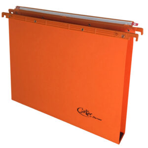 CARTELLA SOSPESA JOKER - CASSETTO - INTERASSE 39 CM - FONDO U 3 CM - 37X25 CM - ARANCIO - BERTESI 77398