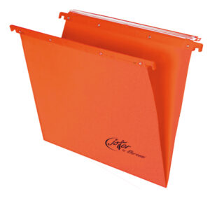 CARTELLA SOSPESA JOKER - CASSETTO - INTERASSE 39 CM - FONDO V - 37X25 CM - ARANCIO - BERTESI 54899