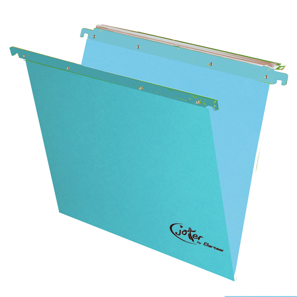 CARTELLA SOSPESA JOKER - CASSETTO - INTERASSE 39 CM - FONDO V - 37X25 CM - BLU - BERTESI 54890