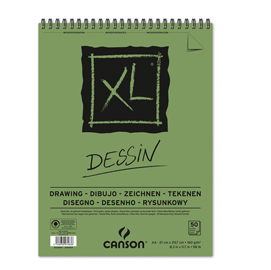 ALBUM SPIRALATO LATO CORTO XL DRAWING - A4 - 160 GR - 50 FOGLI - CANSON 85640