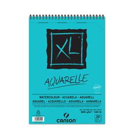 ALBUM XL AQUARELLE - A4 - 300 GR - 30 FOGLI - CANSON 82030