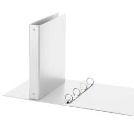 RACCOGLITORE EUROPA - 4 ANELLI TONDI 30 MM - DORSO 4 CM - 22X30 CM - BIANCO - FAVORIT 47321