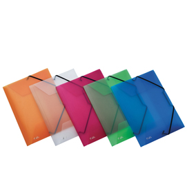 CARTELLA 3L CON ELASTICO LUMINA - 24X32CM - COLORI ASSORITITI - D2,5 - FAVORIT 86575