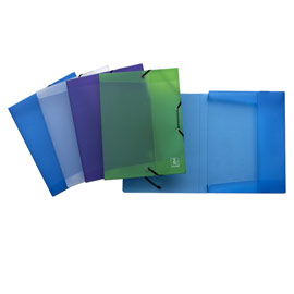 CARTELLINA 3 LEMBI - CON ELASTICO 2NDLIFE - 24X32 CM - DORSO 2,5 CM - MIX 4 COLORI - FAVORIT 77443