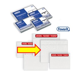 BUSTA ADESIVA SPEEDY DOC - NEUTRO SENZA STAMPA - FORMATO C5 (230X165 MM) - FAVORIT - CONF. 1000 PEZZI 80436