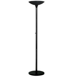 LAMPADA DA TERRA VARIALUX - A LED - BASE DIAMETRO 30 CM - ALTEZZA 175-186  CM-  22W - NERO - UNILUX 80980