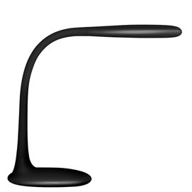 LAMPADA DA TAVOLO LUCY - A LED - 7,5W - NERO - UNILUX 83000