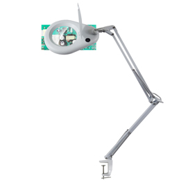 LAMPADA ZOOM - LED 6W - LENTE DI INGRANDIMENTO - BIANCO - UNILUX 86622