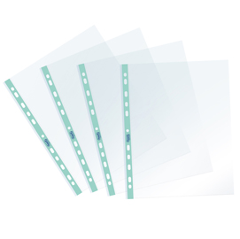 BUSTE FORATE PSTEL - C/ BANDA - 22 X 30 CM - AZZURRO - FAVORIT - CONF. 25 PEZZI 94519