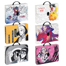 VALIGETTA POLIONDA MANGA - 27 X 37,5 CM - DORSO 8 CM - FANTASIE ASSORTITE - FAVORIT 102419
