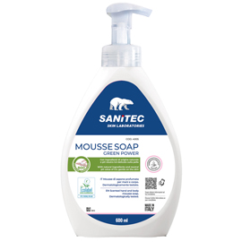 SAPONE IN MOUSSE GREEN POWER - 600 ML - SANITEC 99422