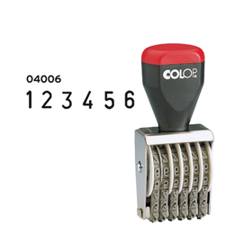 TIMBRO 04006 NUMERATORE - 6 COLONNE 4 MM - COLOP 38137