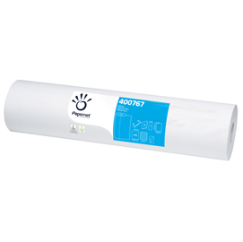 LENZUOLINO MEDICO ECO 80 - DIAMETRO 14,5 CM - 59,5 CM X 76,7 MT - BIANCO - PAPERNET 47306