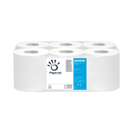 CARTA IGIENICA MINI JUMBO - 2 VELI - 16,5 GR -  DIAMETRO 19,5 CM - 9,5 CM X 152 M - PAPERNET 101800