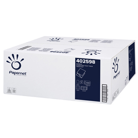 CARTA IGIENICA INTERFOGLIATA - 18 GR - STRAPPO 11X21 CM - PAPERNET - PACCO DA 224 STRAPPI 54975