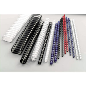 DORSI SPIRALE - 21 ANELLI - 10 MM - BIANCO - GBC - SCATOLA 100 PEZZI 26673