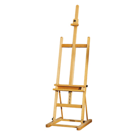 CAVALLETTO STUDIO - LEGNO DI  FAGGIO - ALTEZZA TELA MAX 140 CM - 47 X 57 X 185 CM - DOM 94135