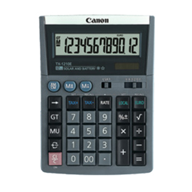 CANON CALCOLATRICE TX-1210E DBL EMEA GRIGIO CANTX1210E