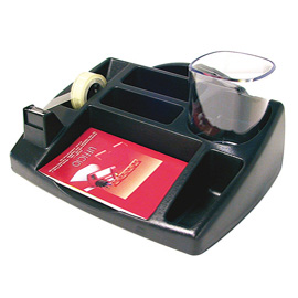PORTACANCELLERIA OLIVER - 25X21X10 CM - NERO - ARDA 35312