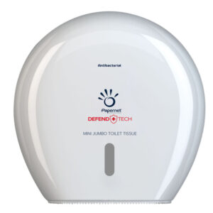 DISPENSER ANTIBATTERICO DEFEND TECH - PER CARTA IGIENICA MINI JUMBO - PAPERNET 91811