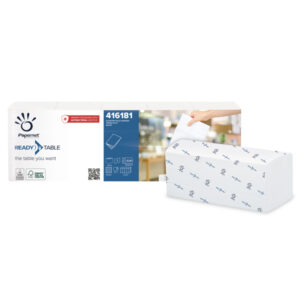 TOVAGLIOLI INTERFOGLIATI 1-4 FOLD - 33X22 CM - MONOVELO - BIANCO - PAPERNET - CONF. 224 PEZZI 89473