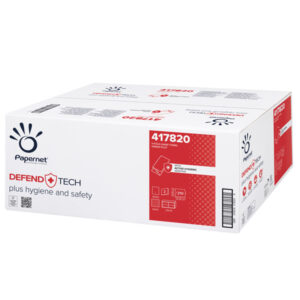 ASCIUGAMANI PIEGATI A V DEFEND TECH - PAPERNET - PACCO 210 PEZZI 90574