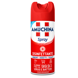 SPRAY AMUCHINA - DISINFETTANTE PER AMBIENTI OGGETTI E TESSUTI - 400 ML - AMUCHINA PROFESSIONAL 93774