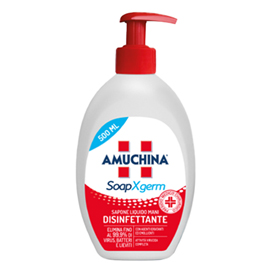 SAPONE LIQUIDO DISINFETTANTE MANI SOAPXGERM - 500 ML - AMUCHINA 102114