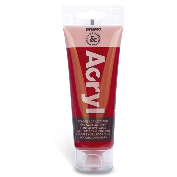 COLORI ACRYL - 75ML - ROSSO CARMINIO - PRIMO 73616