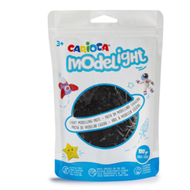 PASTA MODEL LIGHT - 100 GR - NERO - CARIOCA 93973