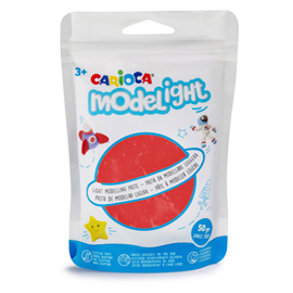 PASTA MODEL LIGHT - 50 GR - ROSSO - CARIOCA 93967
