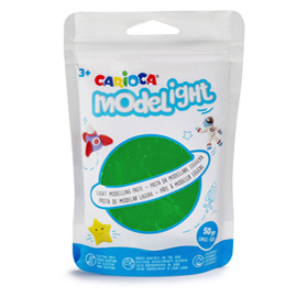 PASTA MODEL LIGHT - 50 GR - VERDE - CARIOCA 93970
