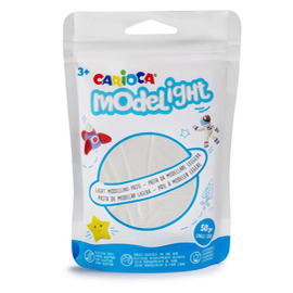 PASTA MODEL LIGHT - 50 GR - BIANCO - CARIOCA 93972